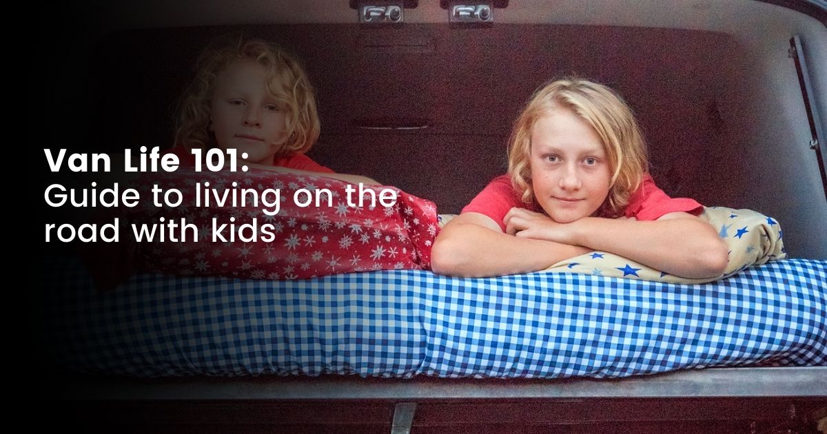 Tips on living with kids in a van